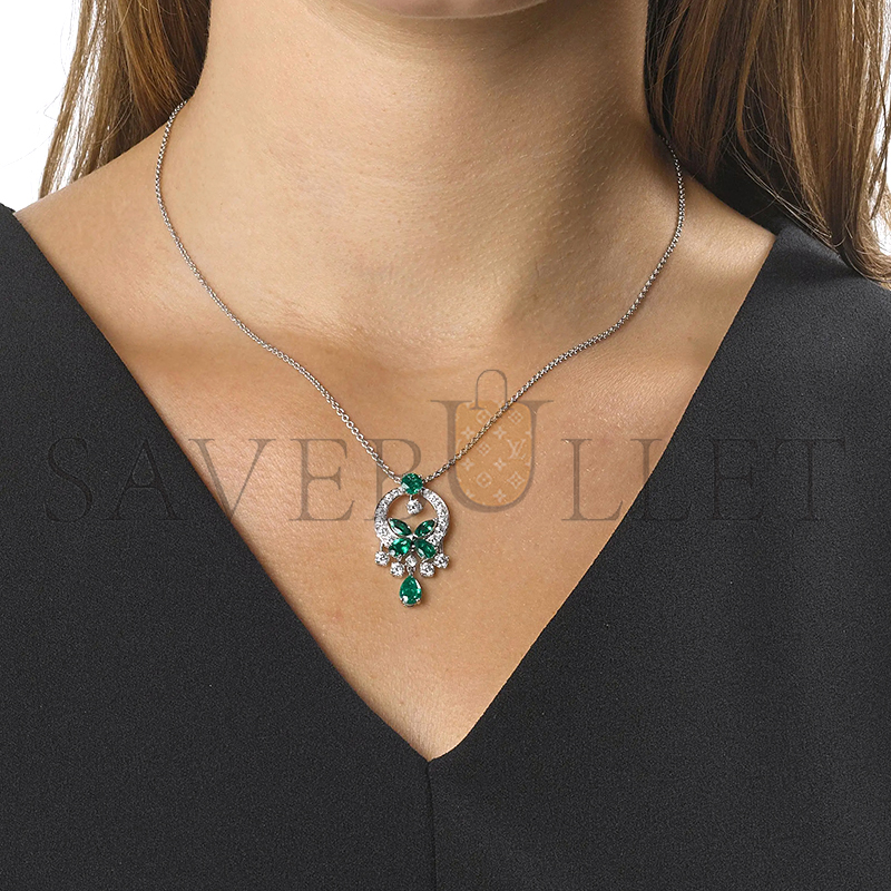 GRAFF EMERALD AND DIAMOND 